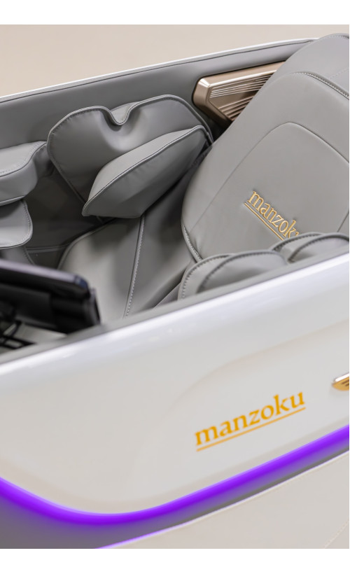 Крісло масажне Manzoku Taiko Ultrasound White Крісло масажне Manzoku Taiko Ultrasound White