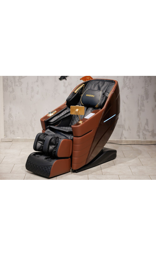 Крісло масажне Manzoku Credo Brown 3D Крісло масажне Manzoku Credo Brown 3D